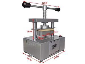 Sunchief Manual Twist Mini Heat Press Machine with 3 Ton Pressure and 3 x 5 Inch Dual Heating Plates