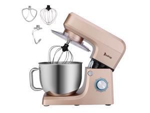 ZOKOP Stand Mixer (Electric Mixer for Everyday Use) 7.5-QT 660W 6-Speed Stand Mixer with Stainless Steel Mixing Bowl, Dough Hooks & Mixer Beaters for Dressings, Frosting, Meringues & More -Champagne ZOKOP Stand Mixer (Electric Mixer for Everyday Use) 7.5-QT 660W 6-Speed Stand Mixer with Stainless Steel Mixing Bowl, Dough Hooks & Mixer Beaters for Dressings, Frosting, Meringues & More -Champagne