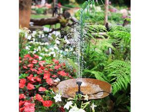 AISITIN 2.5W Solar Fountain Pump, DIY Outdoor Solar Water Fountain Pump with 6 Nozzles and 4ft Water Pipe, Solar Powered Pump for Bird Bath, Ponds, Garden and Fish Tank AISITIN 2.5W Solar Fountain Pump, DIY Outdoor Solar Water Fountain Pump with 6 Nozzles and 4ft Water Pipe, Solar Powered Pump for Bird Bath, Ponds, Garden and Fish Tank
