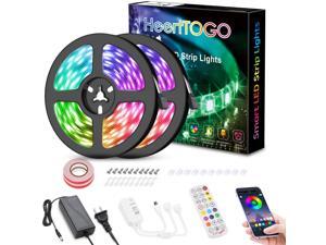 LED Strip Lights for Bedroom,HeertTOGO 32.8ft Bluetooth APP Control Music Sync Color Changing LED Lights 300 LEDs 5050 RGB Bluetooth LED Strip Lights for Bedroom Home TV Decorations LED Strip Lights for Bedroom,HeertTOGO 32.8ft Bluetooth APP Control Music Sync Color Changing LED Lights 300 LEDs 5050 RGB Bluetooth LED Strip Lights for Bedroom Home TV Decorations