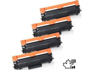 CHIP INCLUDED 4 High Yield Inkfirst Compatible Toner Cartridge TN760 TN760 Replacement for Brother TN760 HLL2370DW