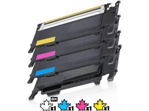 1 Set of 4 Inkfirst Compatible Toner Cartridges Replacement for Samsung 407S 407 CLP320 CLP325 CLP325W CLX3185