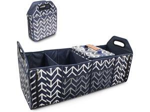 Trunk Organizer, LIBZAKI Foldable Cargo Storage Bag Portable Insulation Cooler Bag Collapsible Vehicle Organizer Divider Storage Totes with 4 Compartments Cargo Tote for Groceries Caddy SUV Trunk Organizer, LIBZAKI Foldable Cargo Storage Bag Portable Insulation Cooler Bag Collapsible Vehicle Organizer Divider Storage Totes with 4 Compartments Cargo Tote for Groceries Caddy SUV