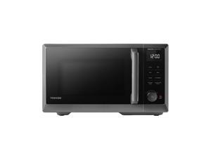 Toshiba 6-in-1 Countertop Microwave Oven with Inverter Technology, Air Fryer and Speedy Combi, Small Convection Microwave with 27 Preset Menus, Eco-Mode, Sound On/Off, 0.9 cu.ft, 900W, Black