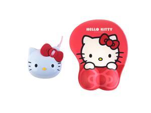Hello Kitty 3DMS Head Type Wired Mini Mouse Wrist Protection Mousepad HKWPMP02 HKWPMP02