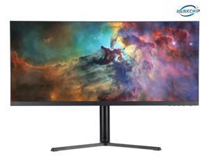 Hankchip 29" monitor 21:9 2560*1080 HD Resolution OC 75Hz Gaming Monitor, DCR sRGB, Premium FreeSync, FPS/RTS Game Model One-key Switch, Built-in speaker, DP+2 HDMI+Audio+DC
