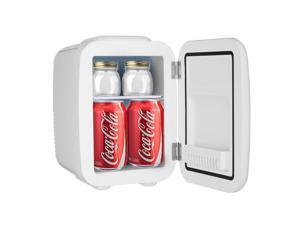 120V / DC 5L / 0.175 cuft Portable Small Refrigerators, Hot and Cold Box White
