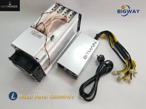 Asic Bitmain ANTMINER L3++ 580M (with psu) Scrypt Miner LTC Mining Machine Better Than ANTMINER L3 L3+ S9 S9i Asic Bitmain ANTMINER L3++ 580M (with psu) Scrypt Miner LTC Mining Machine Better Than ANTMINER L3 L3+ S9 S9i