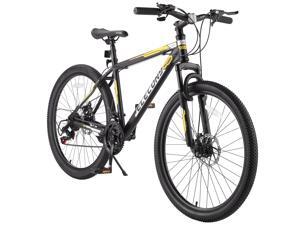 Elecony 26 Inch Wheels Mountain Bike,Shimano 21 Speeds with Mechanical Disc Brakes,High-Carbon Steel Frame, Suspension MTB Bikes Mountain Bicycle for Men and Women Elecony 26 Inch Wheels Mountain Bike,Shimano 21 Speeds with Mechanical Disc Brakes,High-Carbon Steel Frame, Suspension MTB Bikes Mountain Bicycle for Men and Women