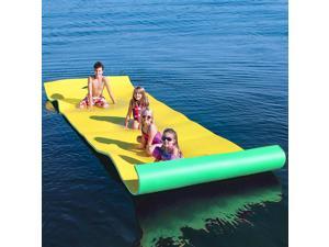 Water Floating Mat 12 x 6 FT Foam Lake Floats, Lily Pad Floating Mat for Family Floating Pad, Pets Pool Float for Party