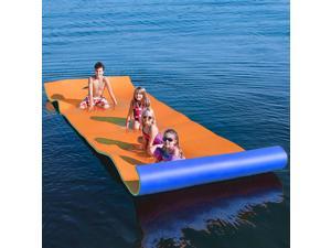 Large Floating Mat, Lily Pad Water Pad 12 ft x 6 ft Water Sports Mat  for Lake and Boating, Holds up to 880 lbs