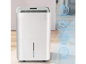 50Pint Dehumidifier Portable 4500 Sq Ft Dehumidifier with 4L Water Tank Auto or Manual Drain for Large to Extra Large Rooms and Basements