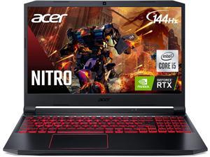 Acer Nitro 5 15.6" 144Hz FHD IPS Premium Gaming Custmized Laptop | 10th Gen Intel i5-10300H | NVIDIA GeForce RTX 3050 |  16GB DDR4 RAM 256GB  SSD 1TB HDD| Backlit KB | WiFi 6 | Windows 10 | Black