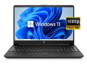 2021 Newest HP Notebook 15 Laptop, 15.6" Full HD Screen, Intel Celeron N4020 Processor, 8GB DDR4 Memory, 128GB SSD, Webcam, Type-C, RJ-45, HDMI, Windows 11 Home, Black