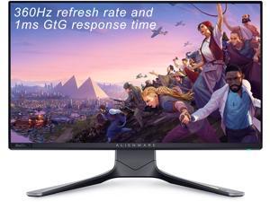 Dell Alienware 25 360Hz 24.5'' Gaming Monitor FHD (1920 x 1080p), NVIDIA G-SYNC, 1ms GtG Fast IPS response time, sRGB 99% color coverage, VESA Mounting Support, Dark Side of The Moon