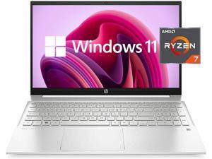 [Windows 11 Home] Newest HP Pavilion Laptop, 15.6" Full HD, AMD Ryzen 7 5700U, 32GB RAM, 1TB SSD, B&O Audio, Fingerprint Reader, Backlit Keyboard, Wi-Fi 6, Bluetooth, HDMI, USB Type-C, Silver
