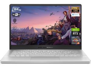 Newest ASUS ROG Zephyrus 14" 144Hz FHD Gaming Laptop, AMD Ryzen 9 5900HS (8 cores), GeForce RTX 3060, 40GB RAM, 1TB PCIe SSD, HDMI, WiFi 6, Backlit KB, FP Reader, Windows 11 Home, Moonlight White