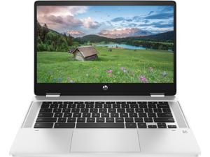 2022 Newest HP Chromebook x360 2-in-1 Laptop, 14" HD Touchscreen, Intel Celeron N4500, 4GB LPDDR4x RAM, 32GB eMMC Flash Memory, Webcam, WiFi, Bluetooth, Chrome OS, B&O Audio, Silver