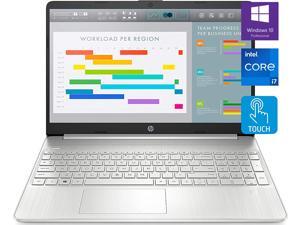 HP Newest Business Laptop, 15.6" FHD Touchscreen, Intel Core i7-1165G7 Processor, 16GB DDR4 RAM, 512GB PCIe SSD, Webcam, USB-C, Wi-Fi 6, Backlit Keyboard, Fingerprint Reader, Windows 10 Pro, Silver