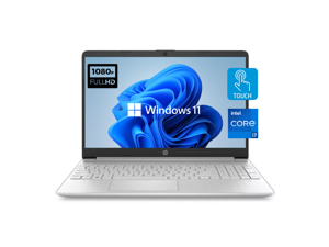 HP Newest Laptop, 15.6" FHD Touchscreen, Intel Core i7-1165G7 Processor, 16GB DDR4 RAM, 1TB PCIe SSD, Webcam, USB-C, Wi-Fi 6, Backlit Keyboard, Fingerprint Reader, Windows 11 Home, Silver