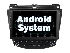Binize Android 9.1 Car Stereo Radio 10.1 Inch Touch Screen Bluetooth Head Unit for 2003 2004 2005 2006 2007 Honda Accord 7th,Indash Multimedia with GPS Navigation,FM,WiFi,EQ,Dual USB