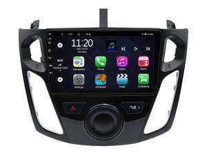 Binize Android 10 Double Din Car Stereo for Ford Focus 2012-2017 with Apple Carplay Android Auto,Touch Screen Radio Head Unit Multimedia Player Support Bluetooth,GPS Navigation,AM,FM,EQ, Backup Camera