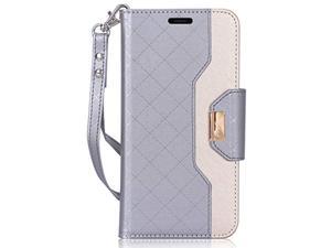 Bcov Grey Marble Multifunction Wallet Leather Cover Case For iPhone Xs Max 