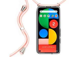 Crossbody Case For Google Pixel 4A, Transparent Soft Tpu Phone Cover With Adjustable Neck Cord Lanyard Strap Anti-Fall Necklace Clear Case Compatible With Google Pixel 4A 5.81 Inch - Pink Crossbody Case For Google Pixel 4A, Transparent Soft Tpu Phone Cover With Adjustable Neck Cord Lanyard Strap Anti-Fall Necklace Clear Case Compatible With Google Pixel 4A 5.81 Inch - Pink