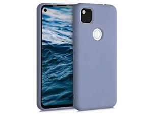 Case Compatible With Google Pixel 4A - Soft Rubberized Tpu Slim Protective Cover For Phone - Blue Grey Case Compatible With Google Pixel 4A - Soft Rubberized Tpu Slim Protective Cover For Phone - Blue Grey