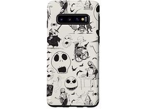 Galaxy S10 Tim Burtons The Nightmare Before Christmas Ink Print Case Galaxy S10 Tim Burtons The Nightmare Before Christmas Ink Print Case