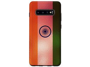 Galaxy S10+ India Flag And Stylish Rose Background - Indian Pride Case Galaxy S10+ India Flag And Stylish Rose Background - Indian Pride Case