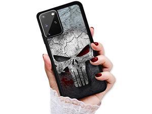 For Samsung Note 20, Durable Protective Soft Back Case Phone Cover, Hot12197 Horror Skull