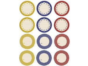 2 Inch Canning Label Stickers Round Shaped Jar Label Stickers Multicolored Self Adhesive Stickers For Jar Lids (240)