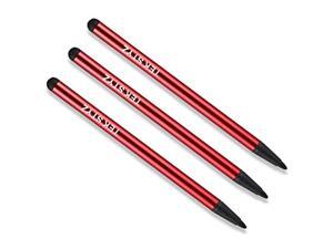 Pro Stylus Works For Lg H840 High Accuracy Sensitive In Compact Form For Touch Screens [3 Pack-Red]