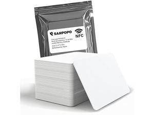 50Pcs Ntag215 Nfc Cards Rewritable Nfc Tags ,Work With Tagmo And Amiibo For All Nfc-Enabled Smartphones And Devices