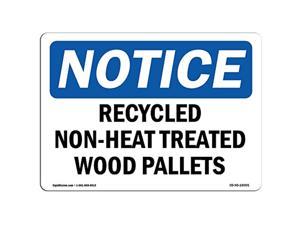 Osha Notice Sign - No Smoking, Rigid Plastic Sign, Protect Your Business,  Construction Site, Warehouse & Shop Area