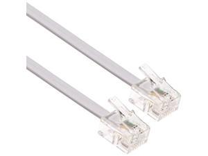 PHONE CABLE EXTENDER COUPLER IN-LINE EXTENSION CABLE PLUG RJ11 PHONE FAX MODEM 