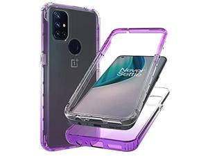 Clear Case Compatible With Oneplus Nord N10 5G, Oneplus N10 Case For Girls Women, Cute Crystal Tpu Bumper Shockproof Protective Phone Case Cover For Oneplus Nord N10 5G (Purple)