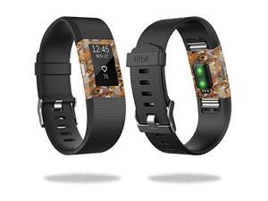 Skin Compatible With Fitbit Charge 2  Pheasant Feathers | Protective, Durable, And Unique Vinyl Decal Wrap Cover | Easy To Apply, Remove, And Change Styles | Made In The Usa