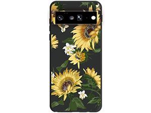 Google Pixel 6 Pro Case,Scratch Resistant Grippy Soft Tpu Rubber Full Body Protective Phone Cover For Pixel 6 Pro (Sunflower)