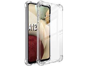 Samsung Galaxy A12 Phone Case, Clear Transparent Reinforced Corners Tpu Shock-Absorption Flexible Cell Phone Cover For Samsung A12 6.5"(2021) (Clear)