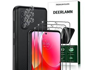 [5 Pack] For Motorola Moto G Power 2022 Screen Protector (3 Packs)+ 2 Packs Camera Lens Protector, 9H Hardness Hd Clear Anti Scratch Tempered Glass (Only For 2022 Version)