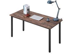 Bonzy Home 55 Inch Industrial Computer Desk, Writing Desk, Home Office Desk, PC Laptop Table, Simple Study Table