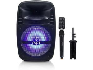 INFI Audio Wireless Portable PA Speaker System Karaoke Machine Portable PA System with Microphone and Tripods Remote Control for Adult INFI Audio Wireless Portable PA Speaker System Karaoke Machine Portable PA System with Microphone and Tripods Remote Control for Adult