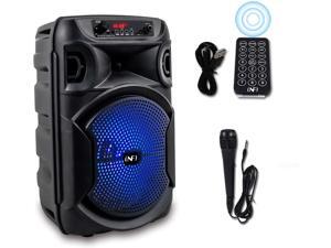 INFI Audio PA Speaker System Portable Karaoke Machine INFI Audio Bluetooth Speaker with Wired Microphone Remote Control LED Display USB Charging for Outdoor Party for A INFI Audio PA Speaker System Portable Karaoke Machine INFI Audio Bluetooth Speaker with Wired Microphone Remote Control LED Display USB Charging for Outdoor Party for A