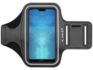 J&D Armband Compatible for Huawei P30/Huawei P30 Lite/Huawei P20/Huawei P20 Lite/Huawei P10/Huawei P10 Lite Armband, Sports Armband with Key Holder Slot and Perfect Earphone Connection While Workout