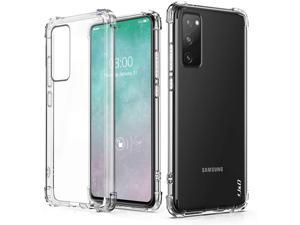 J&D Case Compatible for Samsung Galaxy S20 Fan Edition Case, Corner Cushion Ultra Clear Shock Resistant Protective Slim TPU Bumper Case for Galaxy S20 Fan Edition Cover, Transparent