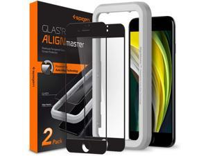 Tempered Glass Screen Protector GlasTR AlignMaster Designed for iPhone SE 3 2022  iPhone SE 2 2020  iPhone 8  iPhone 7 2 Pack