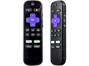 Universal Remote Control Compatible with All Hisense Roku TV Remote w/Volume Control & TV Power Buttons with Netflix Sling Hulu Now Buttons
