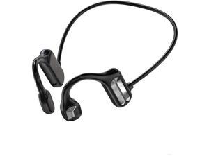 Bone Conduction Headphones Wireless Earphone Bluetooth Earbuds Sports Waterproof HiFi Stereo Ear-Hook Headset with Microphone